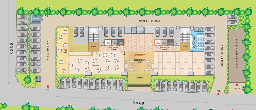 Master Plan of Sankalp Iconic Tower in Ambli, Ahmedabad - Image 316285