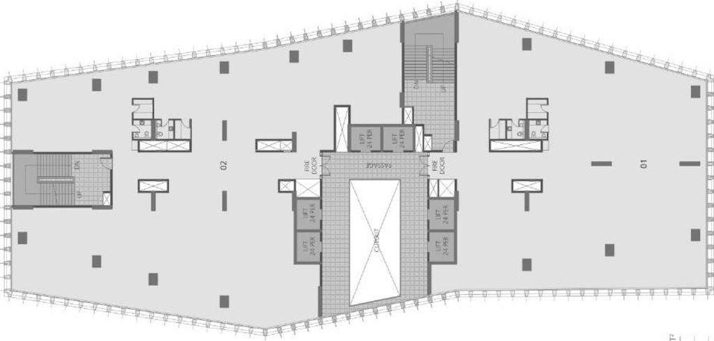 Floor Plan of HN Safal Mondeal Heights in Prahlad Nagar, Ahmedabad - Image 312203