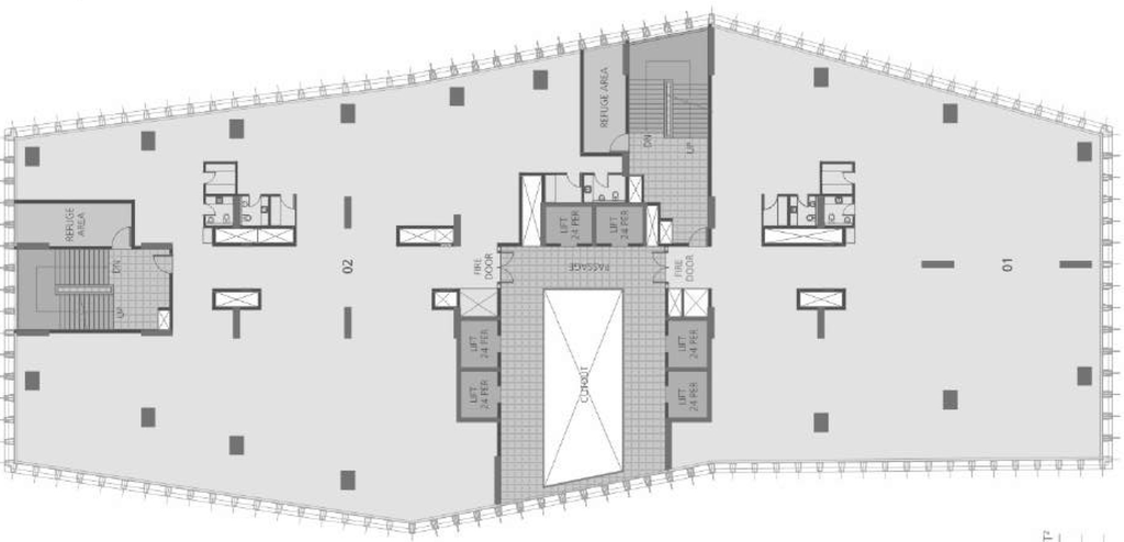 Floor Plan of HN Safal Mondeal Heights in Prahlad Nagar, Ahmedabad - Image 312204