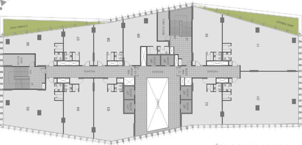 Floor Plan of HN Safal Mondeal Heights in Prahlad Nagar, Ahmedabad - Image 312202