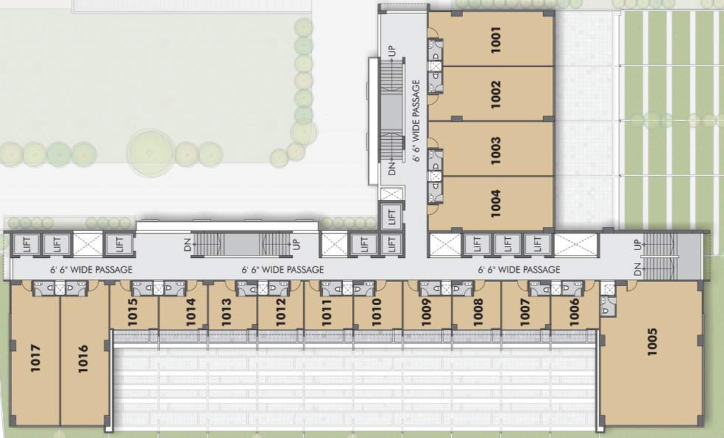 Floor Plan of Ratnanjali Square in Satellite, Ahmedabad - Image 316066
