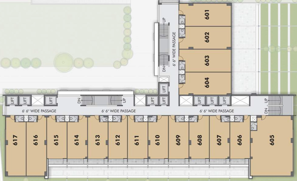 Floor Plan of Ratnanjali Square in Satellite, Ahmedabad - Image 316069