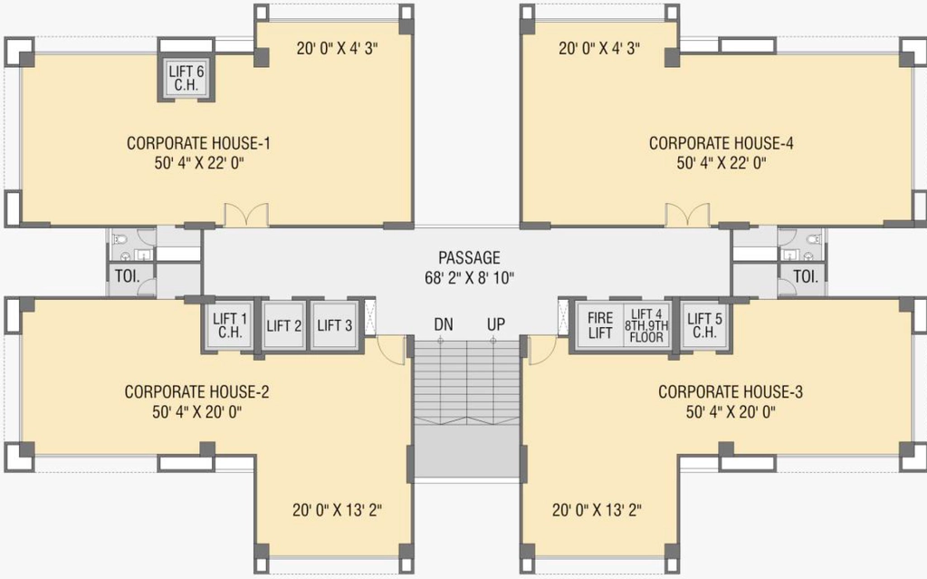 Floor Plan of Constera Inceptum in Ambli, Ahmedabad - Image 318231