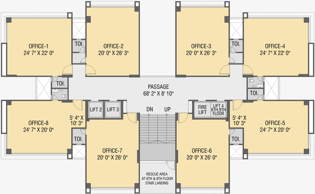 Floor Plan of Constera Inceptum in Ambli, Ahmedabad - Image 318229