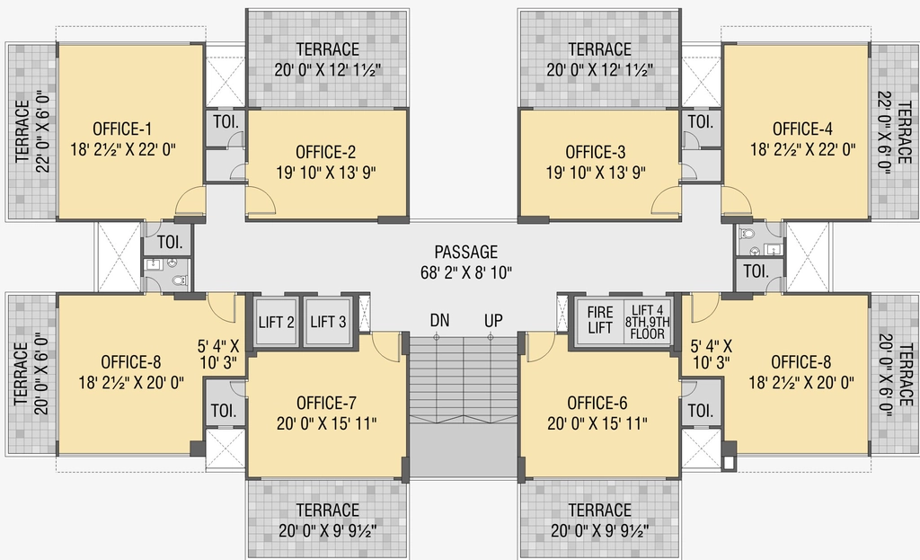 Floor Plan of Constera Inceptum in Ambli, Ahmedabad - Image 318232