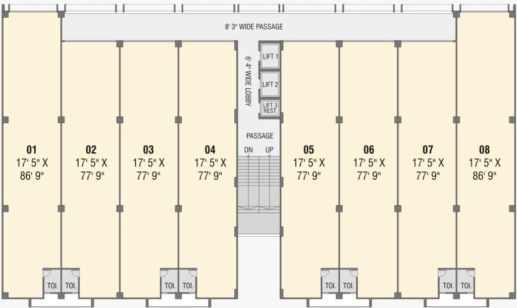 Floor Plan of Constera Inceptum in Ambli, Ahmedabad - Image 318230