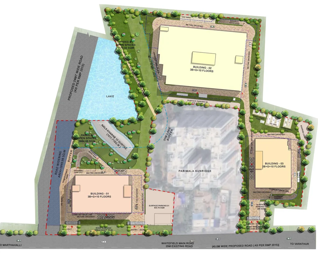 Master Plan of Brigade Padmini Tech Valley Cloud in Whitefield, Bangalore - Image 361271