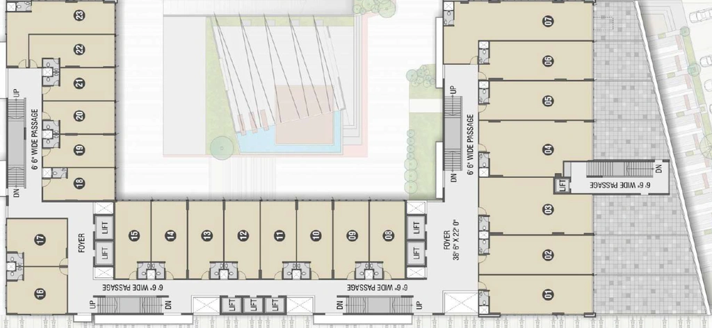 Floor Plan of Shilp Epitome in Bodakdev, Ahmedabad - Image 312788