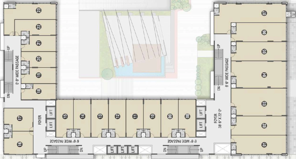 Floor Plan of Shilp Epitome in Bodakdev, Ahmedabad - Image 312786