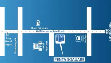 Location of Commercial Rajarajeshware Penta Square - Image 289712