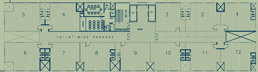 Floor Plan of Safal Pegasus in Prahlad Nagar, Ahmedabad - Image 319278