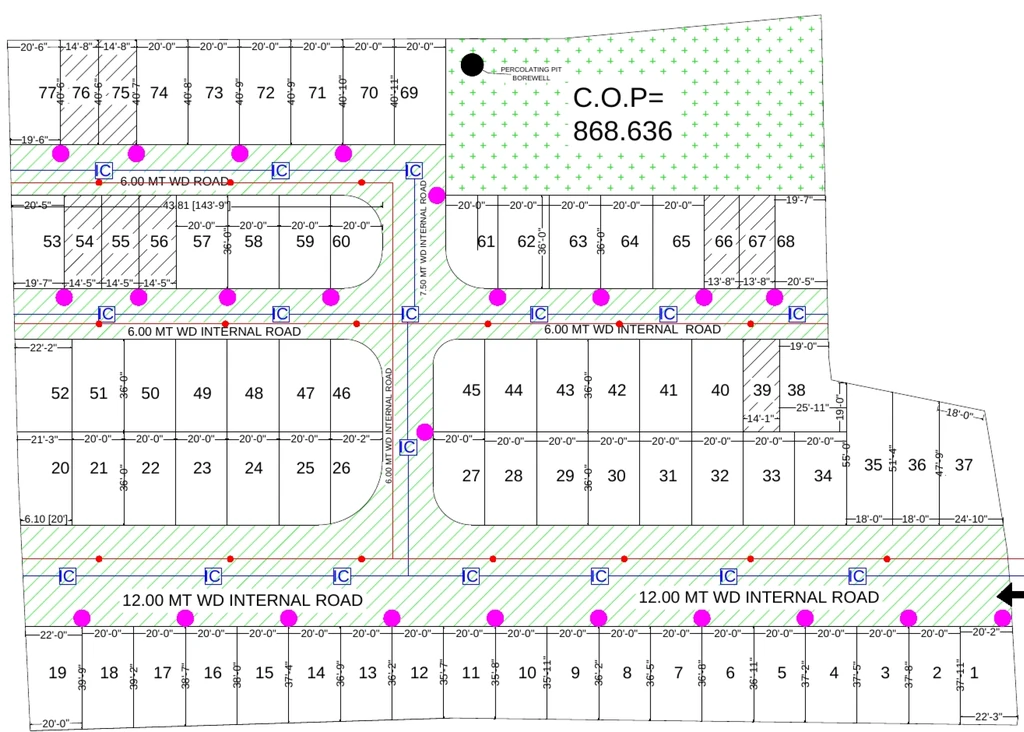 Master Plan of Pearl City 3 in Kosamba, Surat - Image 360932