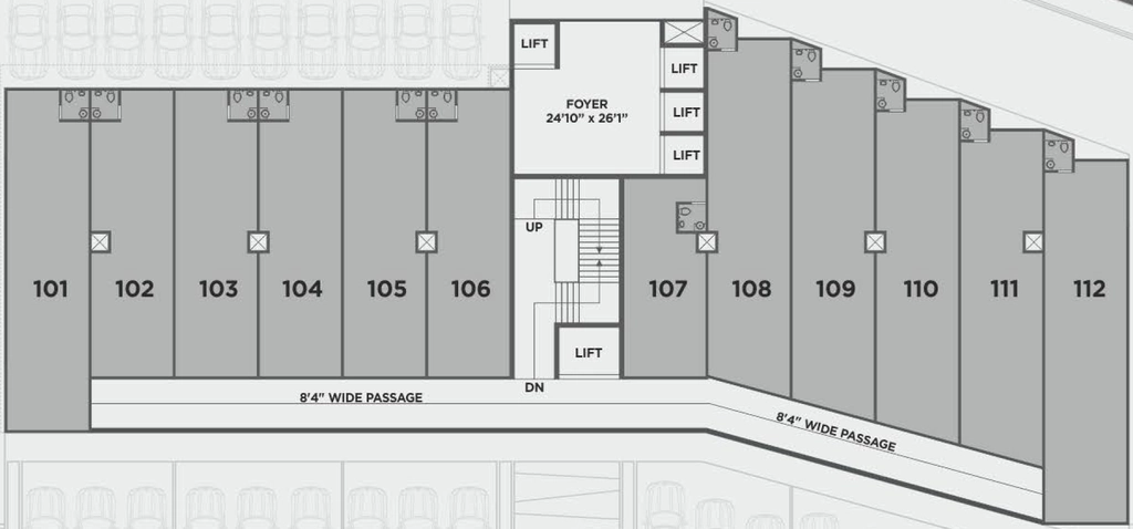 Floor Plan of Satyamev Elite in Bopal, Ahmedabad - Image 316115