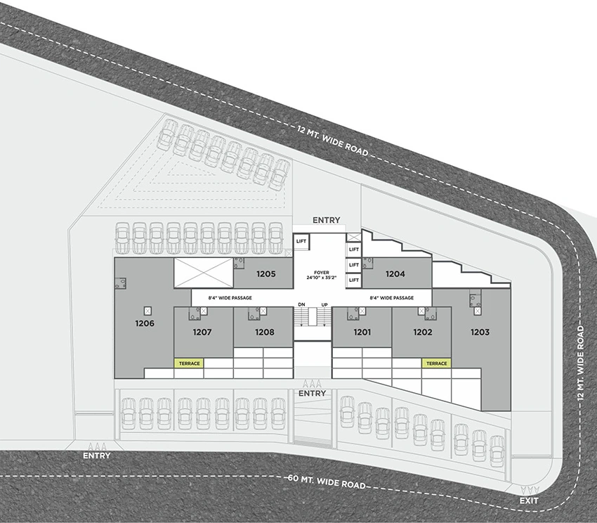 Master Plan of Satyamev Elite in Bopal, Ahmedabad - Image 316113
