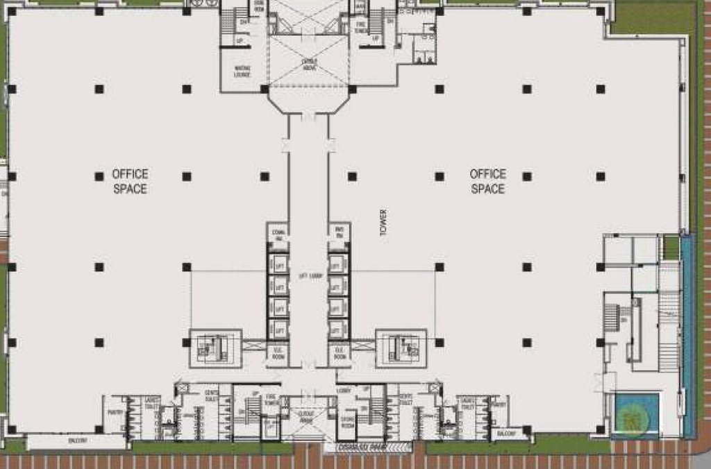 Floor Plan of NMR Green Nest in Kodigenahalli, Bangalore - Image 361387