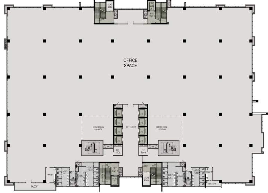 Floor Plan of NMR Green Nest in Kodigenahalli, Bangalore - Image 361386