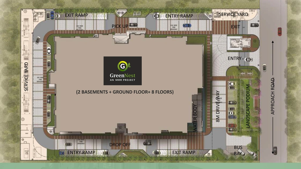 Master Plan of NMR Green Nest in Kodigenahalli, Bangalore - Image 361388