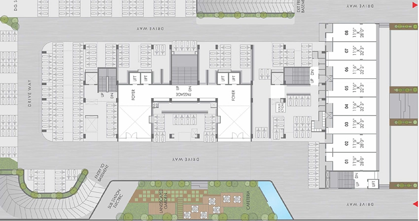 Master Plan of Shree Siddhi Ganesh Glory in Jagatpur, Ahmedabad - Image 323514