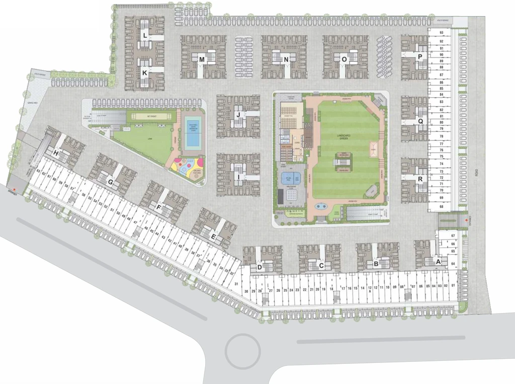 Master Plan of Commercial Shaligram Prime in South Bopal, Ahmedabad - Image 316322