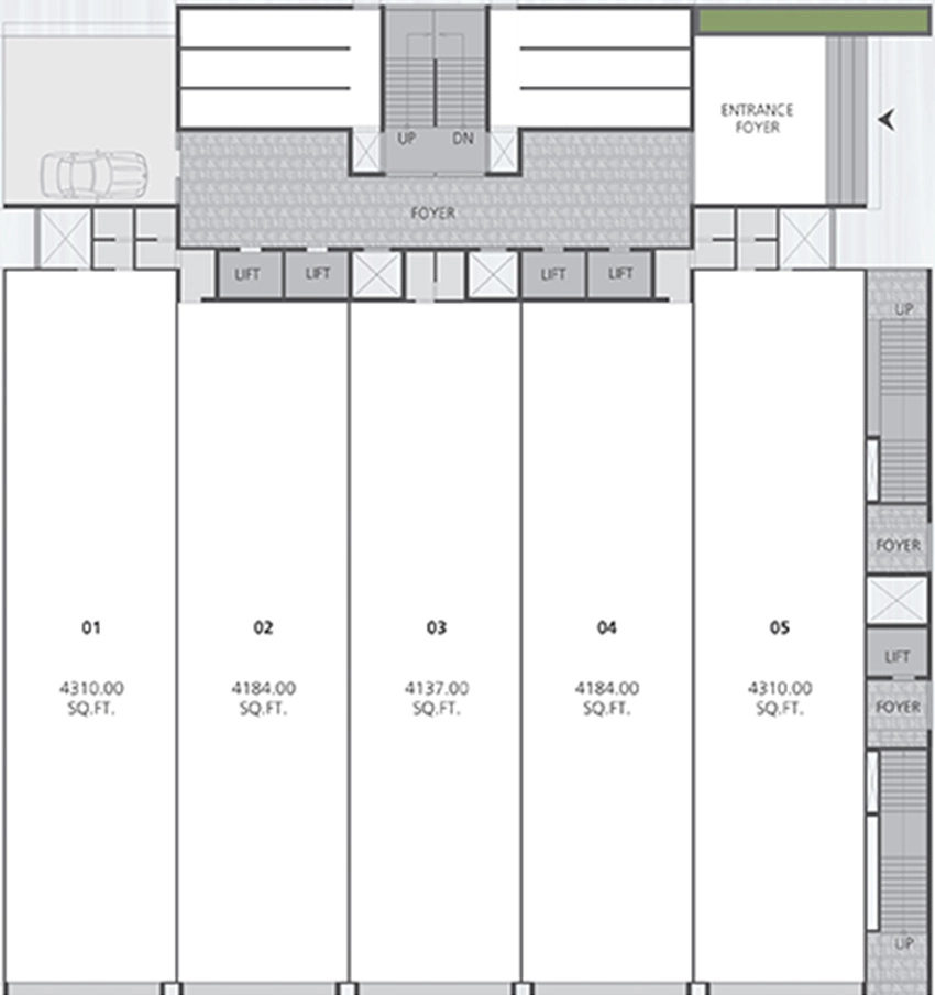 Floor Plan of Goyal Titanium One in Bodakdev, Ahmedabad - Image 318457