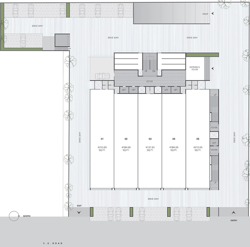 Master Plan of Goyal Titanium One in Bodakdev, Ahmedabad - Image 318454