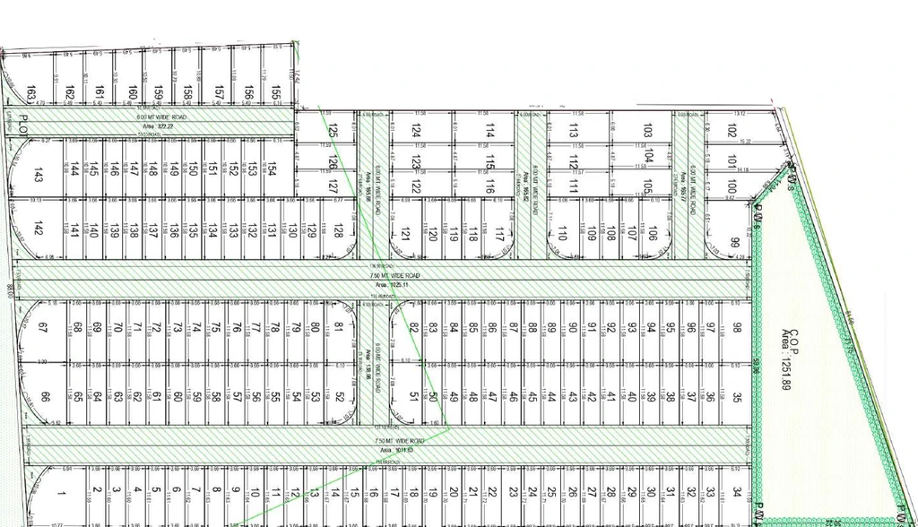 Master Plan of Vinayak Residency in Dindoli, Surat - Image 360920