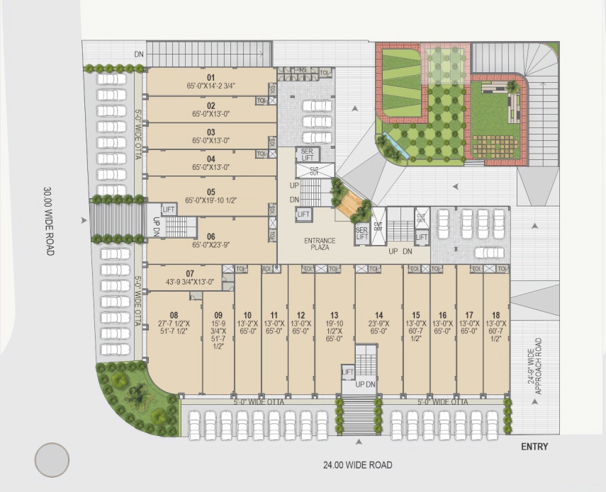 Master Plan of Grace Business Park in Sola, Ahmedabad - Image 359432