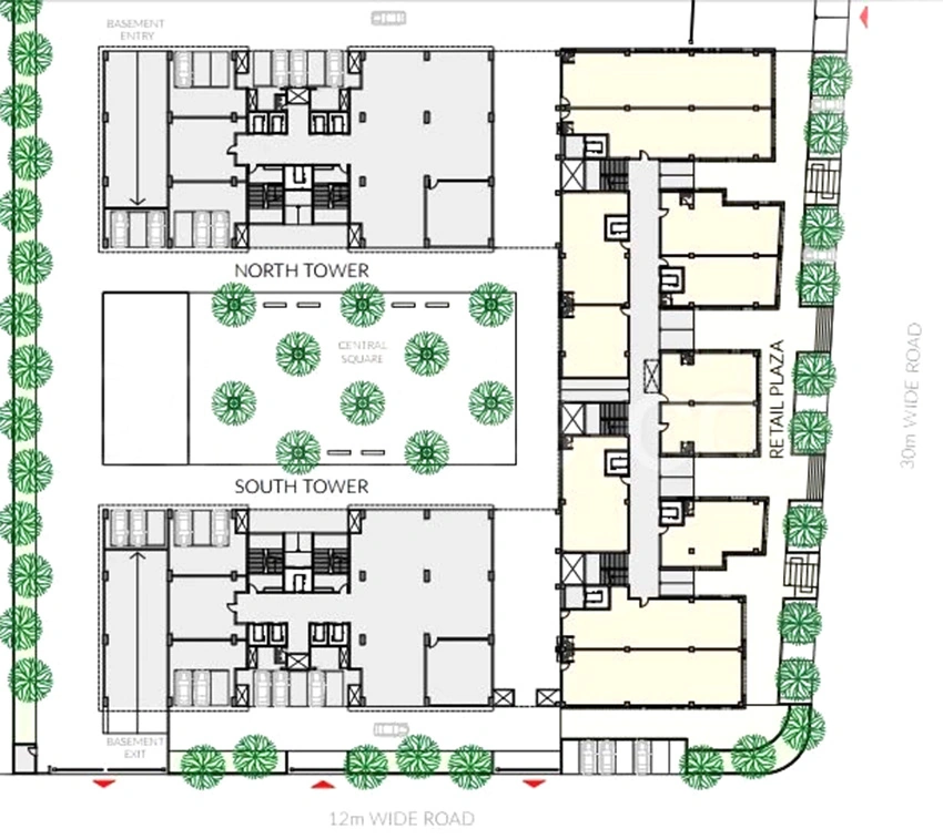 Master Plan of Amaya One 42 in Ashok Vatika, Ahmedabad - Image 319054