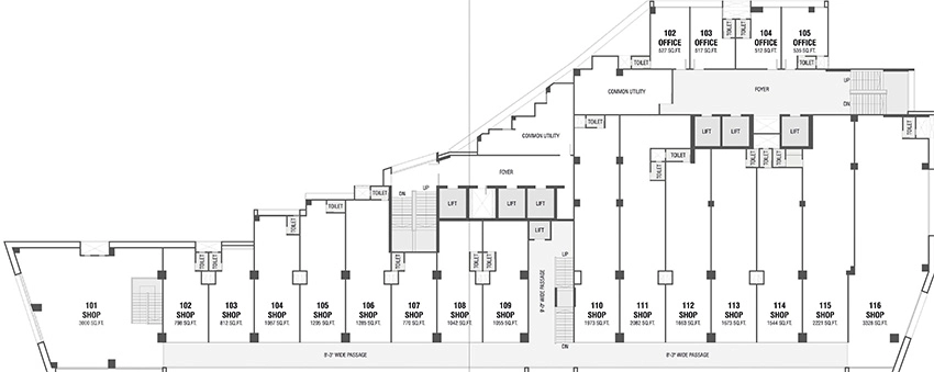 Floor Plan of Shivalik Satyamev in Bopal, Ahmedabad - Image 324146