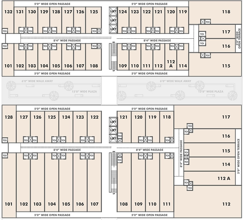 Floor Plan of Sun South Street in South Bopal, Ahmedabad - Image 316575