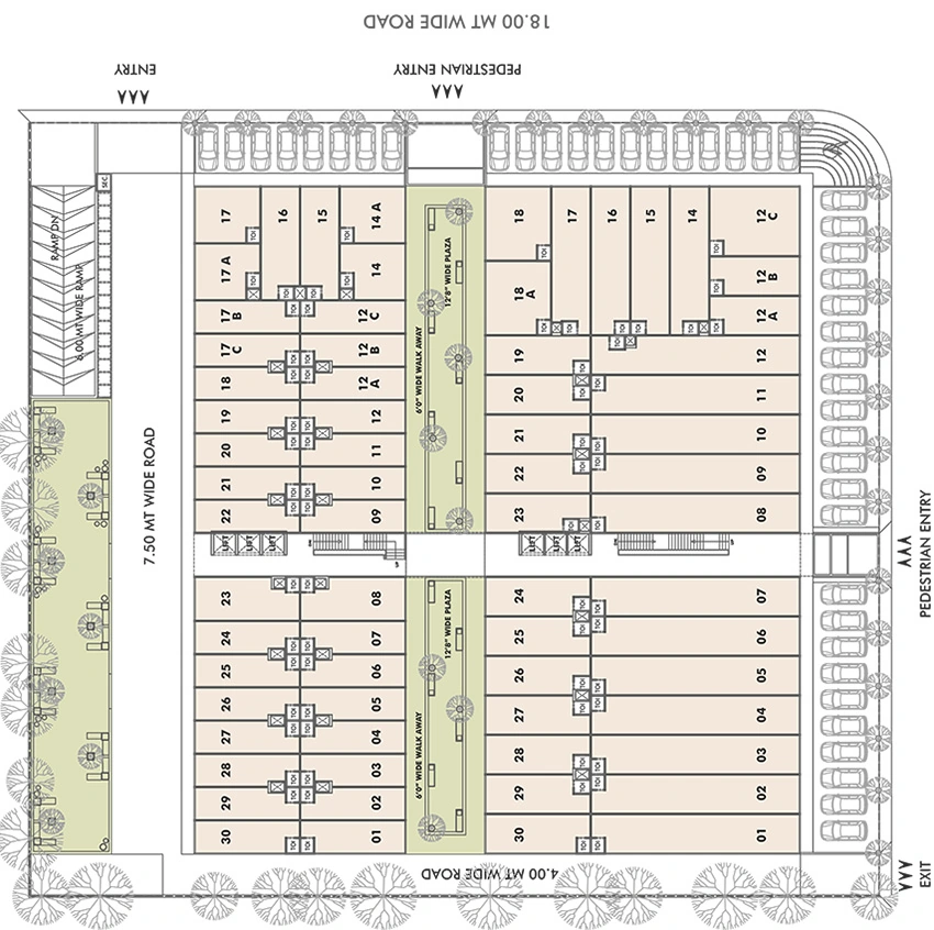 Master Plan of Sun South Street in South Bopal, Ahmedabad - Image 316572