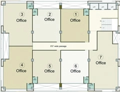 Floor Plan of Deep Indraprasth Corporate Herbarium in Prahlad Nagar, Ahmedabad - Image 318262