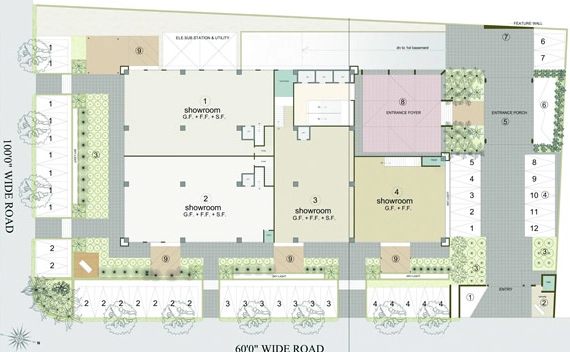 Master Plan of Deep Indraprasth Corporate Herbarium in Prahlad Nagar, Ahmedabad - Image 318260
