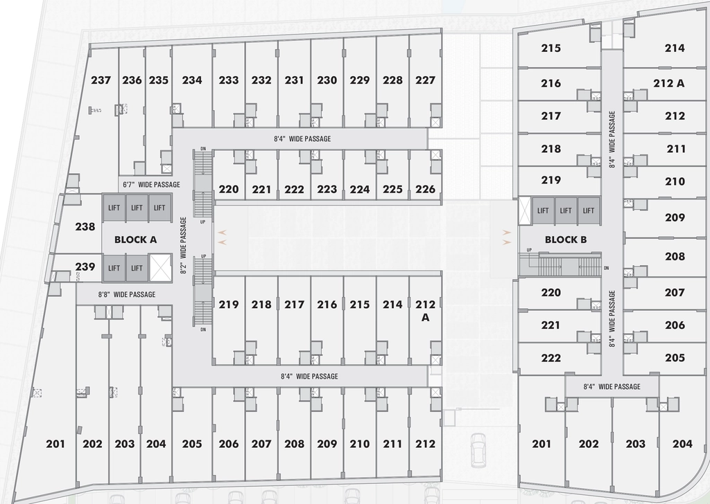 Floor Plan of Sun Westbank in Ashram Road, Ahmedabad - Image 316596