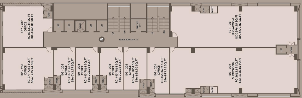 Floor Plan of Addor Aspire 2 in University Area, Ahmedabad - Image 311932