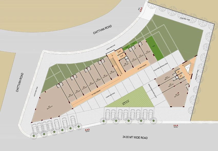 Master Plan of Sun South Trade in South Bopal, Ahmedabad - Image 320147