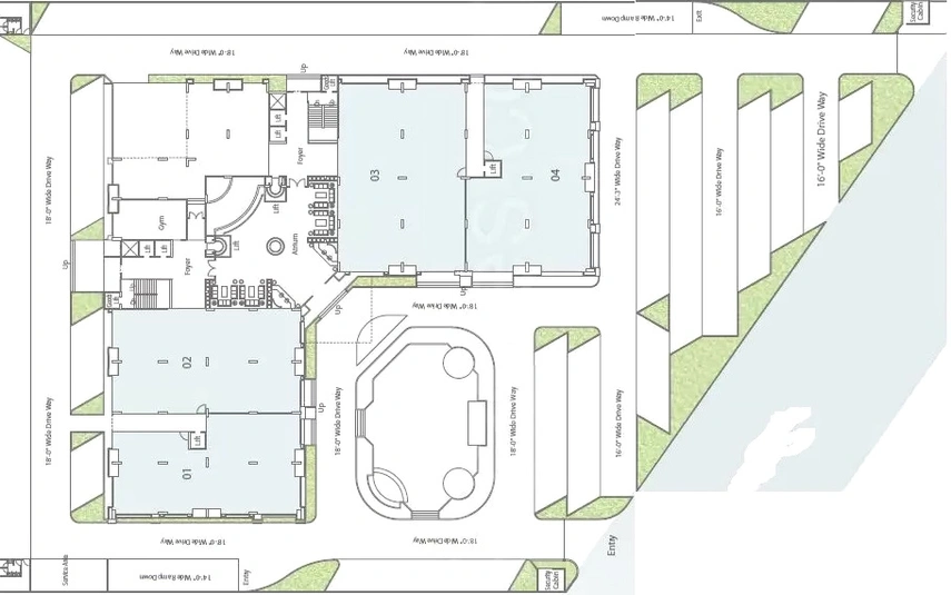 Master Plan of Goyal Pinnacle Business Park in Prahlad Nagar, Ahmedabad - Image 312130