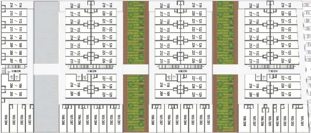 Floor Plan of Siddhi Aarohi Galleria in South Bopal, Ahmedabad - Image 316490