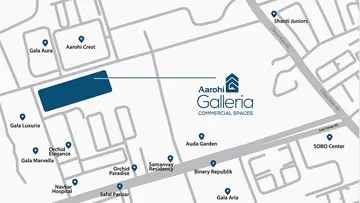 Location of Siddhi Aarohi Galleria - Image 316487