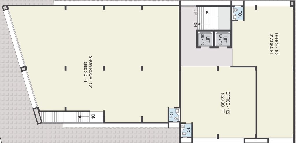 Floor Plan of Siddhi Aarohi Verve in Ambli, Ahmedabad - Image 316502