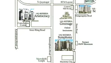 Location of Sattva Salarpuria Symphony - Image 363559