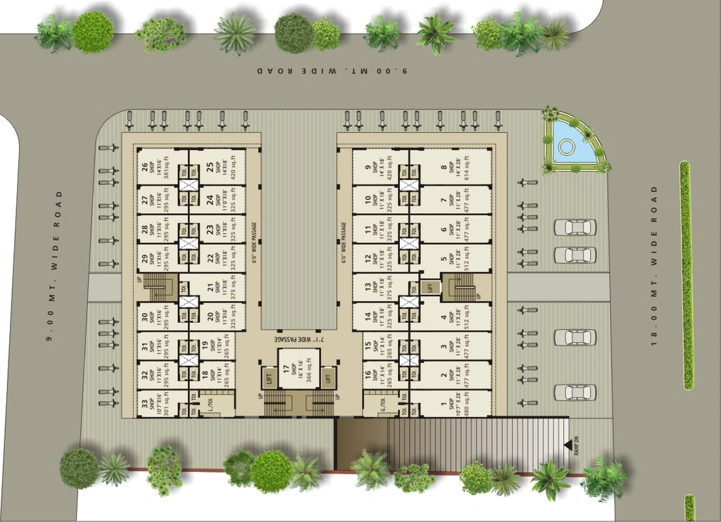 Master Plan of Sangani Square in Narol, Ahmedabad - Image 319830
