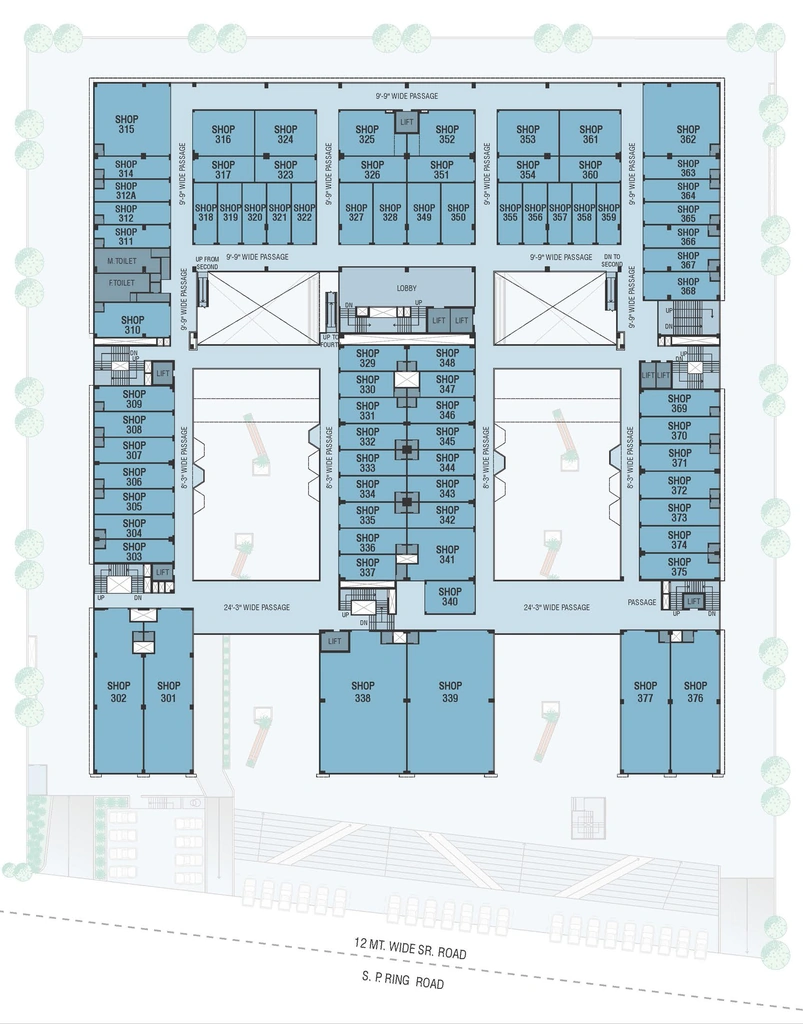 Master Plan of Dobariya The CBD in Zundal, Ahmedabad - Image 359213