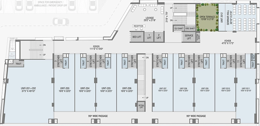 Floor Plan of Savvy Medercial One in Navrangpura, Ahmedabad - Image 351957