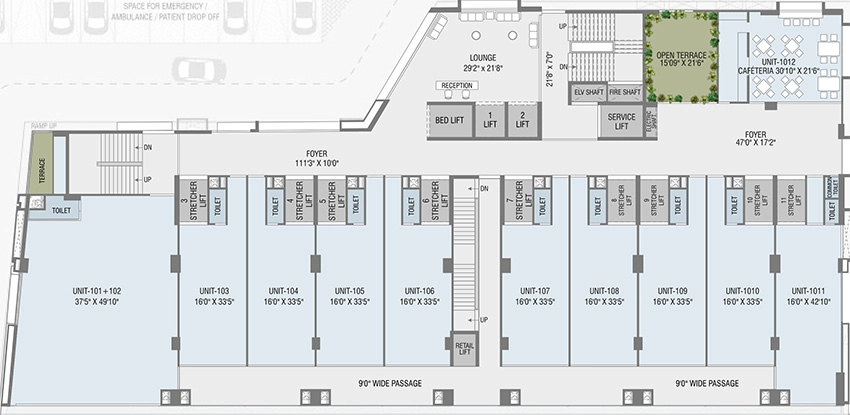 Floor Plan of Savvy Medercial One in Navrangpura, Ahmedabad - Image 351956