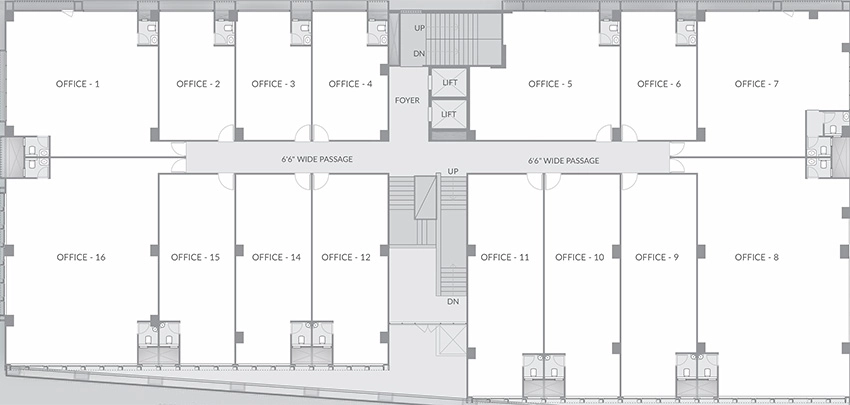 Floor Plan of Ratna Turquoise 2 in Shantipura, Ahmedabad - Image 323749