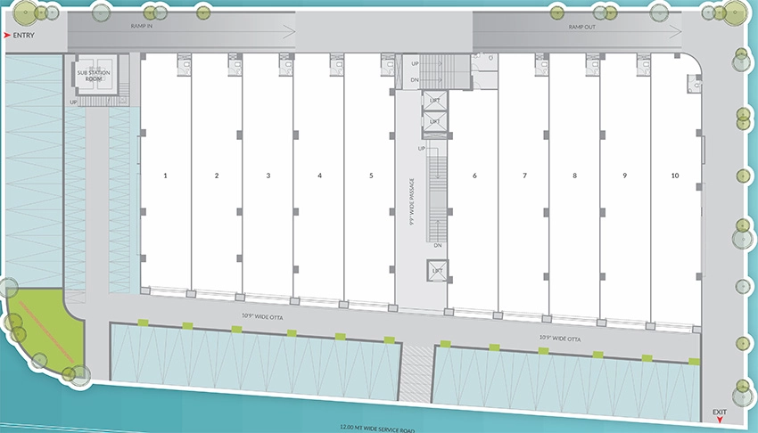 Master Plan of Ratna Turquoise 2 in Shantipura, Ahmedabad - Image 323748