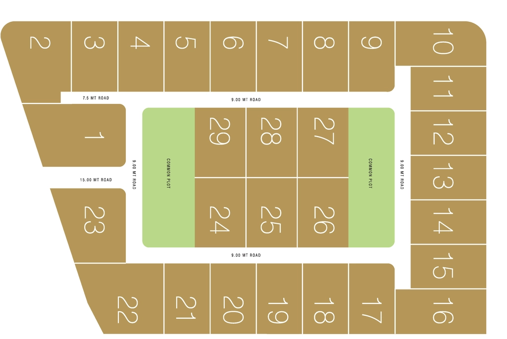 Master Plan of Gala Goldcrest in Shilaj, Ahmedabad - Image 360746