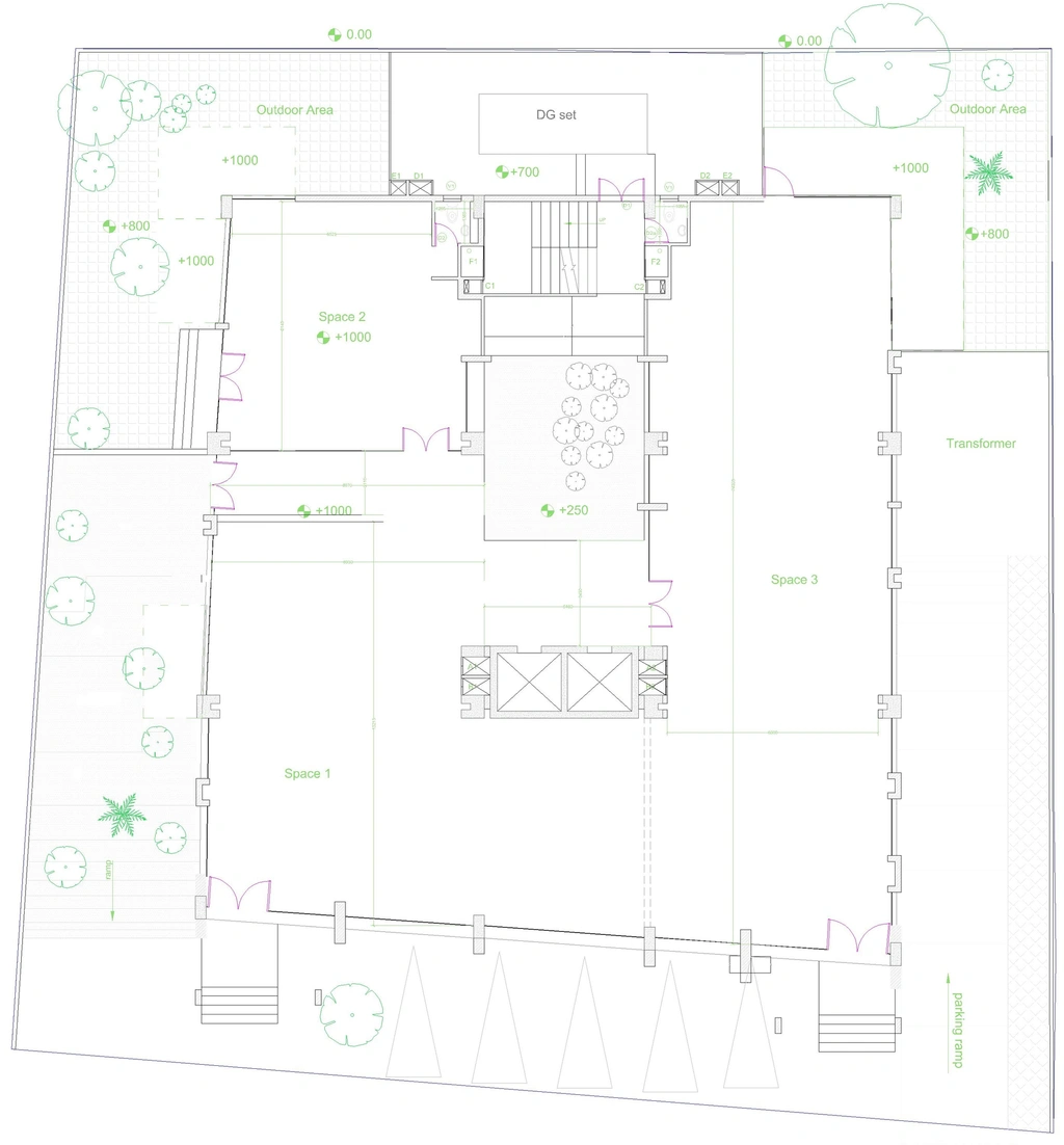 Floor Plan of UKN The Gateway in Brookefield, Bangalore - Image 281604