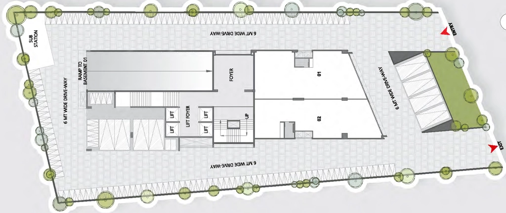 Master Plan of Aaryan Workspaces 2 in Navrangpura, Ahmedabad - Image 318520